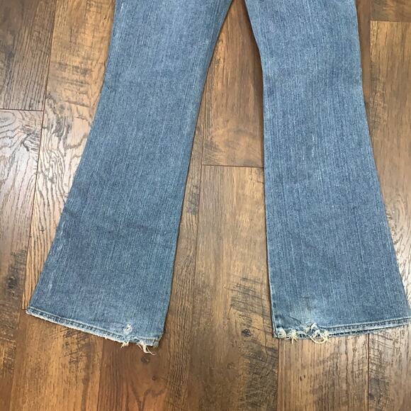 Tommy Jeans Distressed Embroidery Back Flap Pockets Bootcut Jeans - Picture 3 of 8